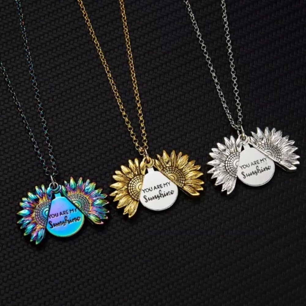 NWOT “you are my sunshine” multicolor necklace - Picture 4 of 4